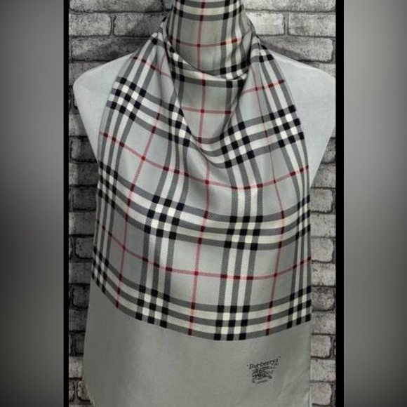 Burberry silk scarf - Picture 1 of 5